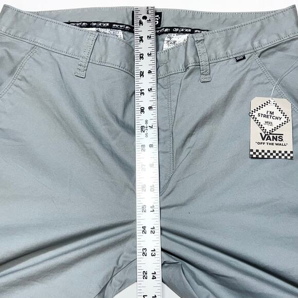 Vans Chino Pants Mens 32x31 Storm Gray Straight Stretchy Fit Skate Casual New - Picture 9 of 10